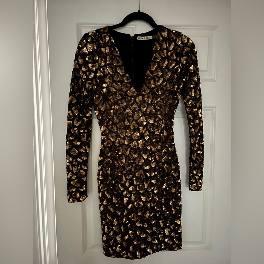 Alice & Olivia beaded dress